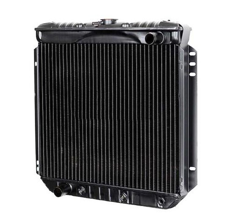 CRD5110A Radiator 1974-76 Mustang II V6 With Auto Trans 3 Row Copper/Brass