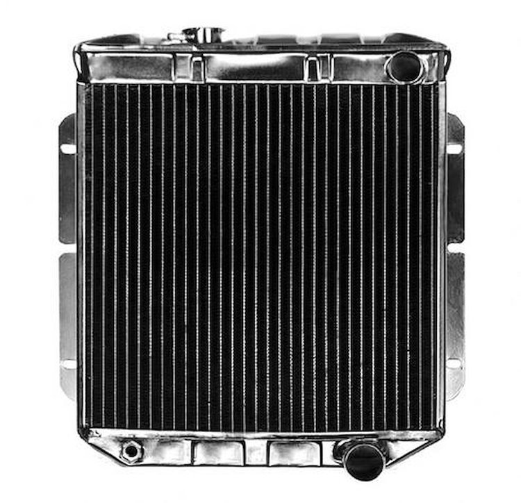 CRD5112S Radiator 1964-66 Mustang V8/260-289 With Manual Trans 4 Row Copper/Brass
