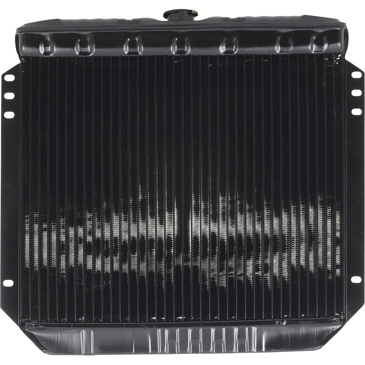 CRD5118S Radiator 1967-70 Mustang And 1970 Cougar V8/302-351 With Manual Trans 3 Row Copper/Brass