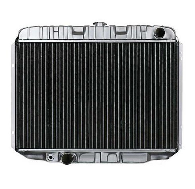 CRD5122S Radiator 1968-70 Mustang And 1970 Cougar V8/302-351 With Manual Trans 3 Row Copper/Brass