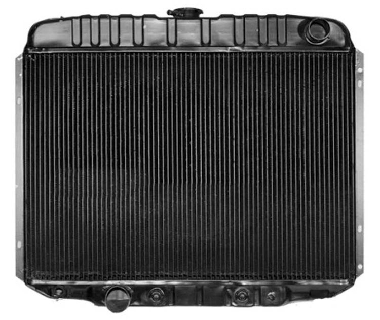 CRD5130A Radiator 1967 Mustang/Cougar V8-390 With Auto Trans 3 Row Copper/Brass