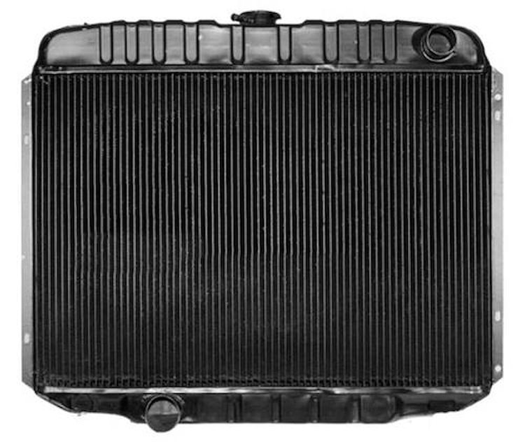 CRD5130S Radiator 1967 Mustang/Cougar V8-390 With Manual Trans 3 Row Copper/Brass