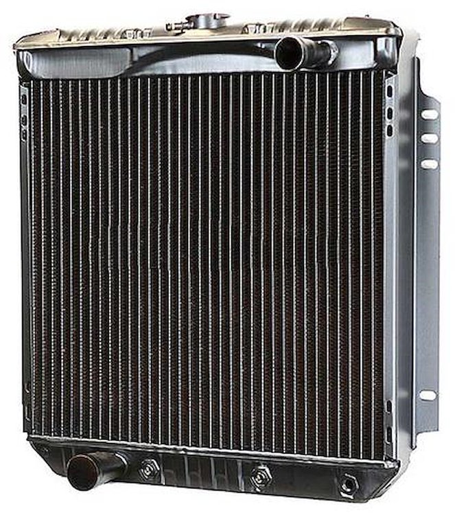 CRD5140A 1962-69 Ford/Mercury V8/Automatic 2-Row Copper/Brass Radiator - 20" Core - Falcon/Comet