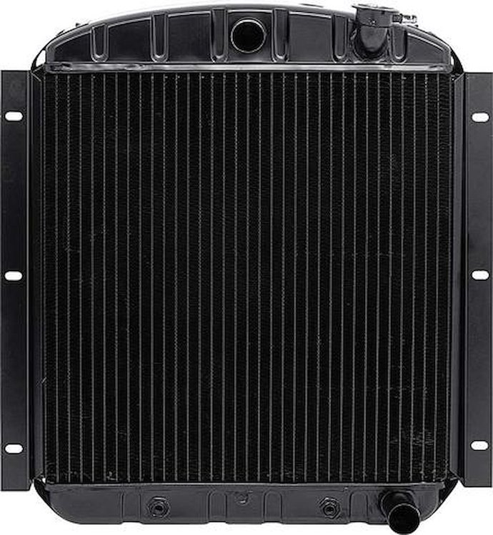 CRD9801A Radiator 1947-54 GMC Truck 1 Ton V8 With AT 4 Row Copper/Brass (20-3/4" x 19-3/4" x 2-5/8" Core)