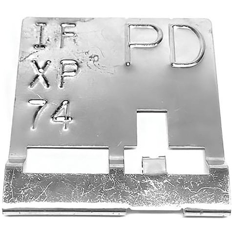 CS9873G 1970 Pontiac GTO, LeMans, Tempest; Radiator Tag; Code PD (IF, XP, 74); Ram Air III or IV; Air Conditioning; Heavy Duty C