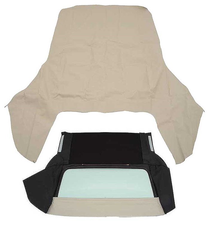 CT144331 1971-76 GM B-Body; Convertible Top Kit; With Glass Window; With Defrost; Vinyl; Beige