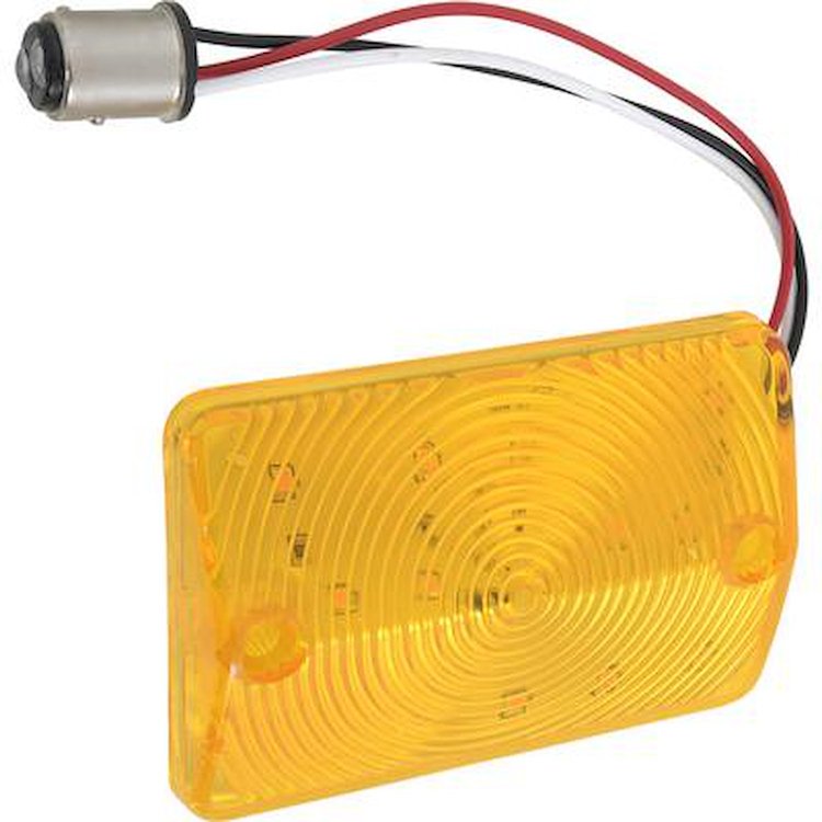 CT23637A 1954-55 Chevrolet, GMC 1st Series Truck; Park Light Lens; LED Conversion; Amber