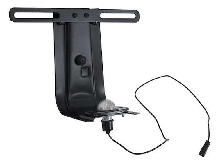 CT26698 1954-59 Chevy/GMC Truck; Rear License Plate Bracket; With Lamp And Wiring
