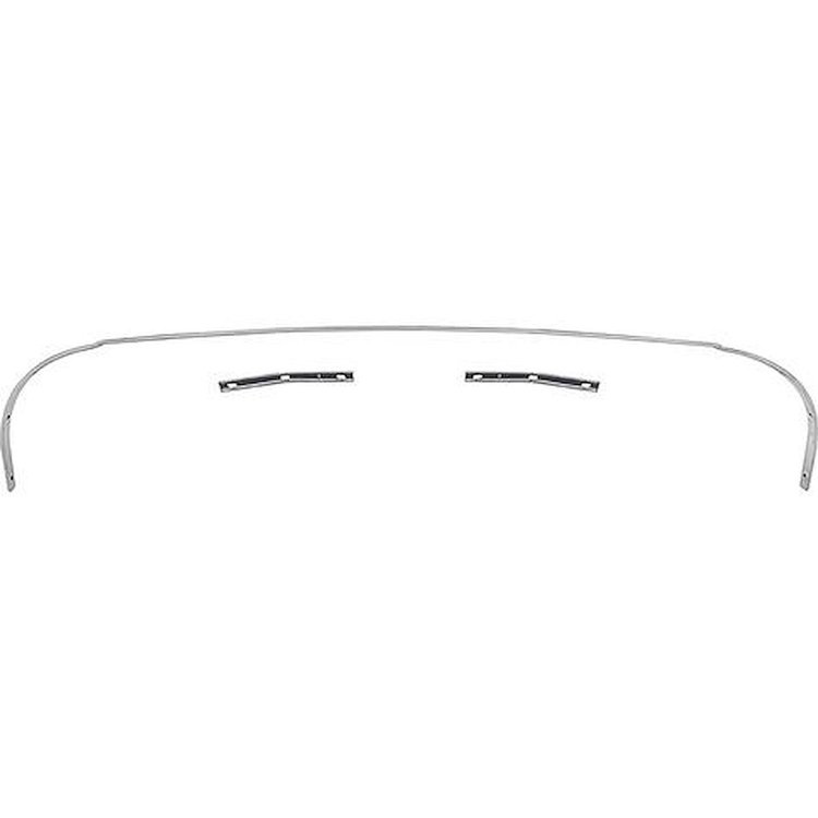 CTS5557 1955-57 Bel Air; Bonneville; Star Chief; Convertible Top Rear Tack Strip Bow Set; Tacking Rail; Trimstick; 3-Piece