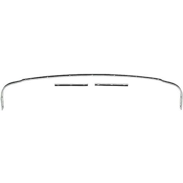CTS5858 1958 Impala; Bonneville; Chieftain; Convertible Top Rear Tack Strip Bow Set; Tacking Rail; Trimstick; 3-Piece