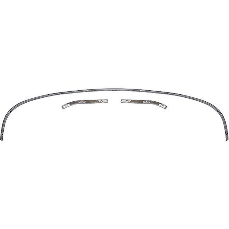 CTS6768C 1967-68 Buick Electra 225, Cadillac DeVille, Oldsmobile 98; Convertible Top Rear Tack Strip Bow Set; Tacking Rail; Trim