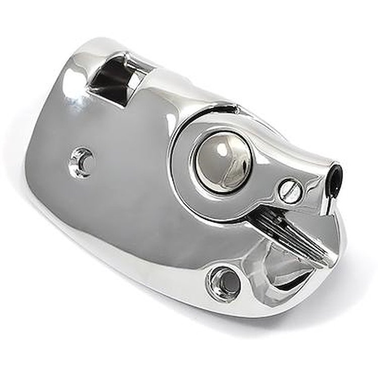 CV1842A 1966-67 Chevelle, Cutlass, GTO, Skylark Convertible Models; LH Driver Side Sun Visor Support; Convertible Top Receptacle