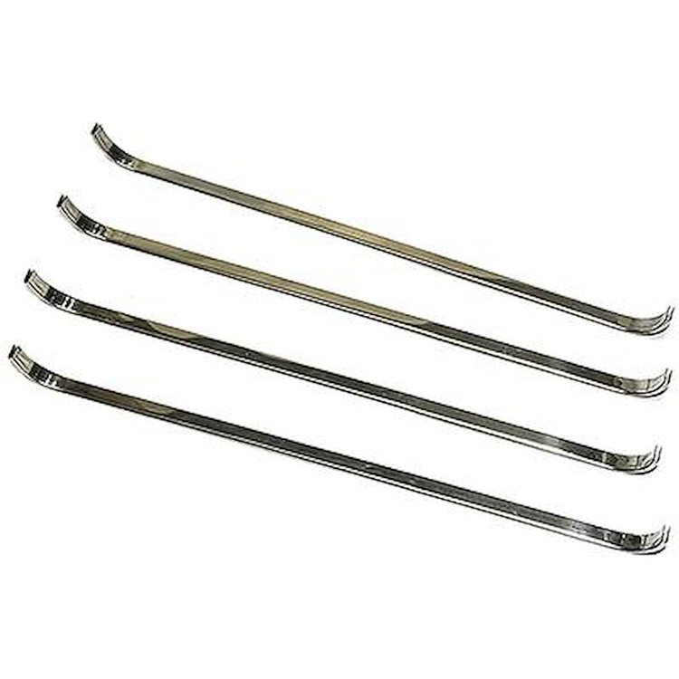 CW1769T 1968 Oldsmobile Cutlass, 442, F85; Under Bumper Scoop Molding Set; 4-Piece Set