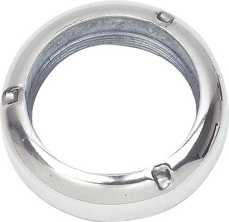 CX1009 1951-59 Bel Air, 150, 210, Nomad; 1955-59 Chevrolet/GMC Truck; Ignition Switch Nut; 3 Slot; Polished Stainless
