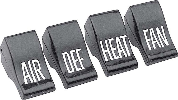 CX1175 Deluxe Heater Control Knob Set 1960-63 Chevy/GMC Truck, Suburban