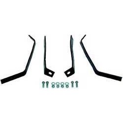 CX1238 Bumper Bracket Set; 1955-59 Chevrolet/GMC Truck, 1960-62 Chevrolet/GMC 4WD Truck; Rear Bumper Bracket Set; Stepside Only