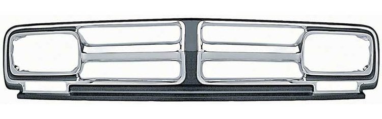 Chrome/Black Grille 1971-72 GMC Truck