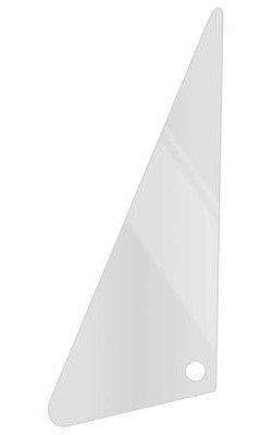 CX1585C Door Vent Glass 1968-72 Chevrolet, GMC Truck; Clear