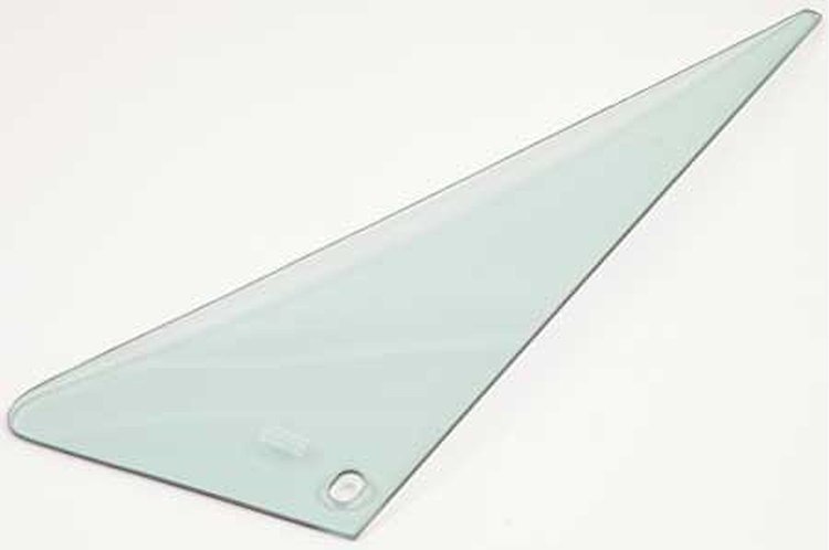 CX1585T Door Vent Glass 1968-72 Chevy, GMC Pickup, Blazer, Suburban; 1 hole; Light Green Tint; 8" x 18"