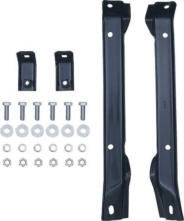 CX1601 Front Bumper Bracket Set; 1971-72 Chevrolet Truck; with Hardware