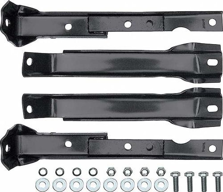 Rear Bumper Bracket Kit 1967-72 Chevy Shortbed P/U 4WD