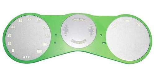 CX1809 1967-72 Chevrolet, GMC Trucks; Instrument Panel Lens; For Instruments With Warning Lights