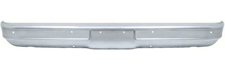 CX1859B Front Bumper; 1973-80 Chevy Pickup, Blazer, Jimmy, Suburban; Chrome; w/o Impact Strip Holes; OER Premier