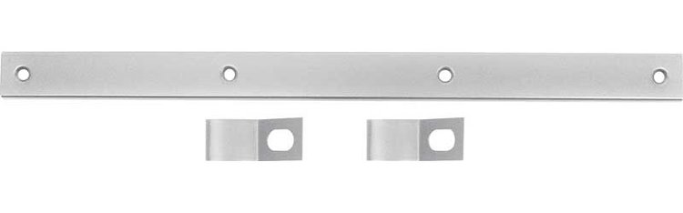 CX4833 Center Windshield Molding Backing Plate Set 1947-53 Chevy, GMC Pickup Truck