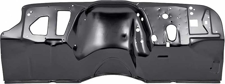 CX4867 1969-72 Chevrolet, GMC Truck; Firewall Panel with Toe Panel; for Factory Heater; w/o AC; 2WD