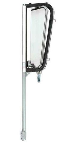CX4930 Vent Window Assembly 1960-63 Chevrolet, GMC Truck; Chrome Frame; Clear Glass; LH