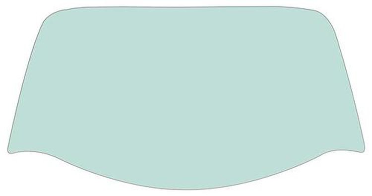 DB4052T Back Window Glass 1968-70 Dodge/Plymouth B-Body (Except Charger); Tinted