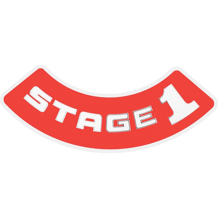 DC2701S Stage 1 Air Cleaner Decal for 1970-1974 Buick