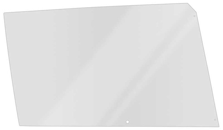 DD3582C Clear Replacement Door Glass 1966 Mopar B-Body 2 Door Hardtop/Convertible Clear Replacement Door Glass