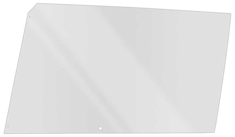 DD3583C Clear Replacement Door Glass 1966 Mopar B-Body 2 Door Hardtop/Convertible Clear Replacement Door Glass