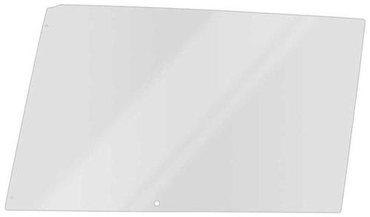 DD3881C 1967 Mopar B-Body 2 Door Hardtop/1967-70 Convertible Replacement Door Glass; Clear; RH