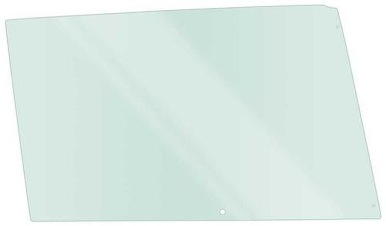 DD3882T 1967 Mopar B-Body 2 Door Hardtop/1967-70 Convertible Door Glass; Tinted; 3-Hole; LH