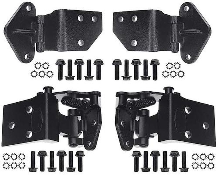 DHK1 Upper and Lower Door Hinge Kit 1964-65 Mustang; with Hardware