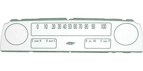 DM1001 1964-66 Chevrolet Truck; Dash Lens; with Gauges