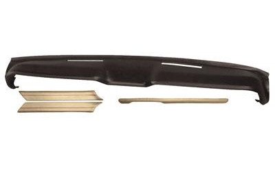 DPK6 1967-68 Mustang Dash Pad Set - Parchment w/ Black Dash