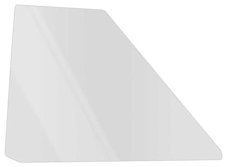 DQ3591C 1966-70 Mopar B-Body Convertible; Replacement Quarter Glass; Clear; LH