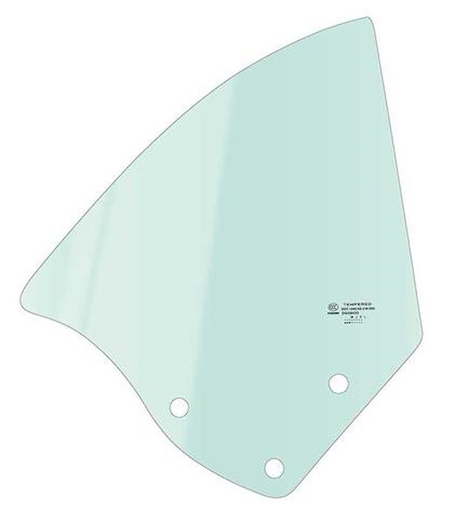 DQ8432 Rear Quarter Window Glass-1994-00 Mustang Convertible RH-(To Mfg Date 9-20-99)