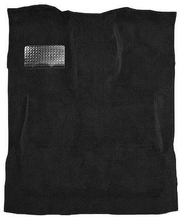 DT1999501 1973 Dodge D/W Series Pickup Truck, Extended Cab, 2WD/Manual, 4WD/All,; Loop Carpet; Kit,; Black