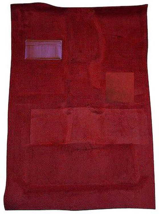 DT2471430 1975-85 Dodge D/W Series Pickup Truck, Crew Cab, 2WD/Manual, 4WD/All,; Cutpile Carpet; Kit, Oxblood