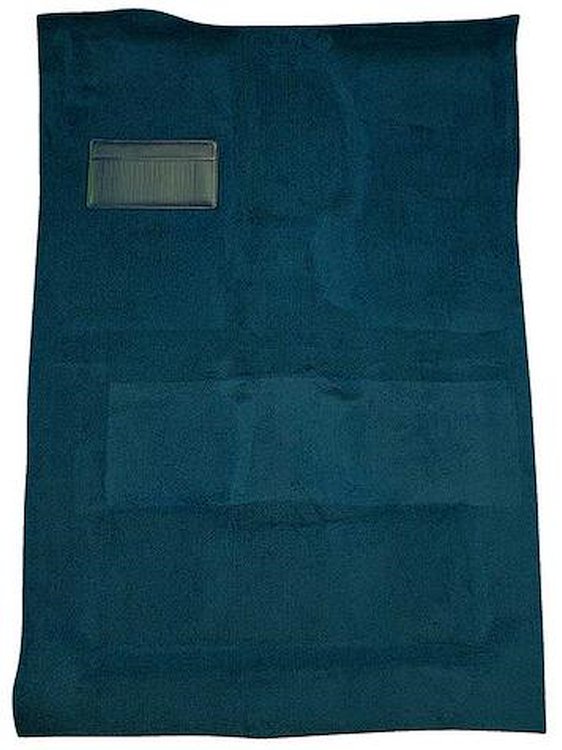 DT2471787 1975-85 Dodge D/W Series Pickup Truck, Crew Cab, 2WD/Manual, 4WD/All,; Cutpile Carpet; Kit, Blue