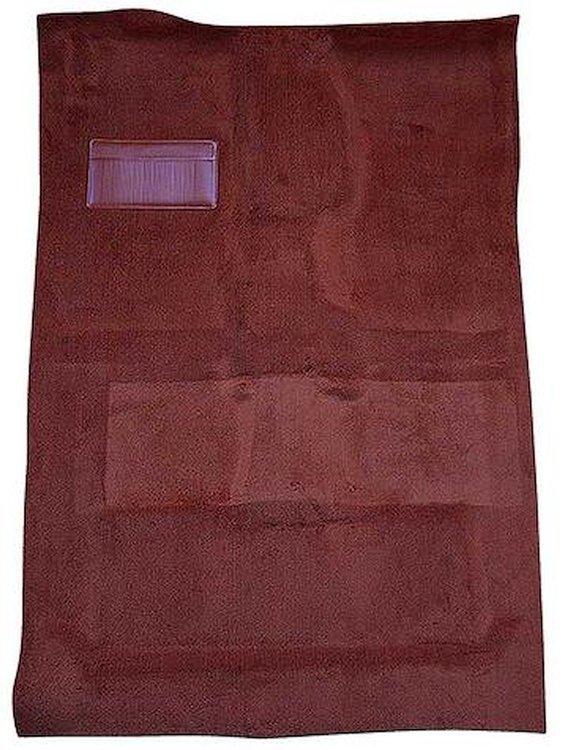 DT2471825 1975-85 Dodge D/W Series Pickup Truck, Crew Cab, 2WD/Manual, 4WD/All,; Cutpile Carpet; Kit, Maroon