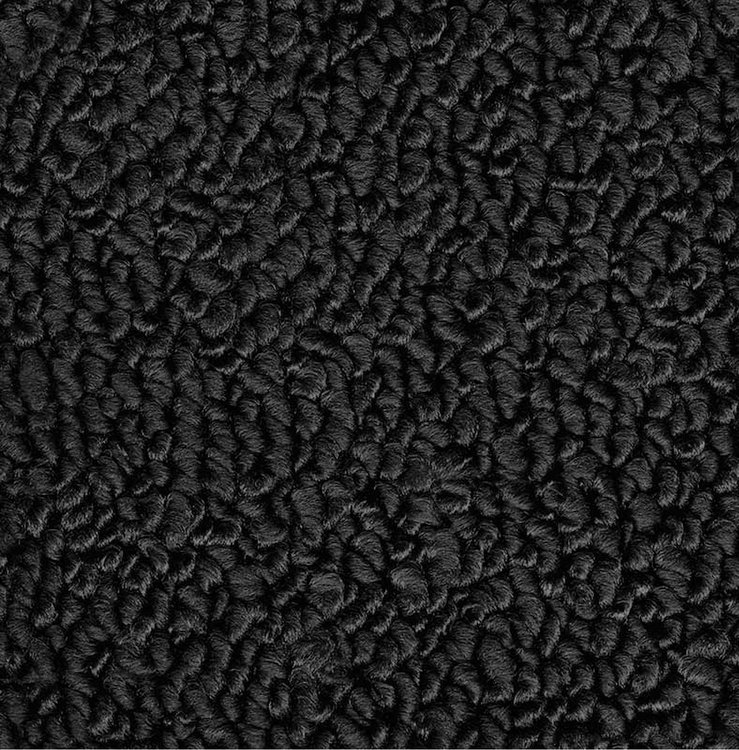 DT3933501 1972-73 Dodge D/W Series Pickup Truck, Regular Cab, 2WD/Manual, 4WD/All,; Loop Carpet; Kit,; Black