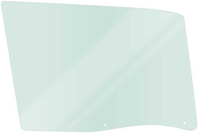 DT4401T 1963-66 Dodge Dart, Plymouth Valiant; Front Door Glass; 2-Door Hardtop & Convertible; Lt Green Tint; RH or LH