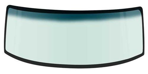 DW1003T 1987-96 Ford F100, F150, F250, F350 Pickup, Bronco; Front Windshield Glass; Lt Green Tint; with Blue/Green Shade