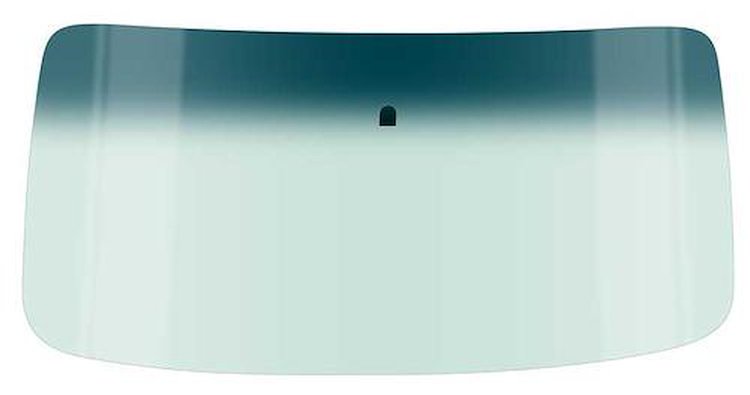 DW1023T 1981-87 Chevette, T1000, Acadian; Front Windshield Glass; Light Green Tint; with Blue/Green Shade