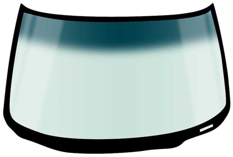 DW1034T 1988-97 Lumina, Regal, Cutlass, Grand Prix; 2-Door; Front Windshield Glass; Light Green Tint; with Blue/Green Upper Shad